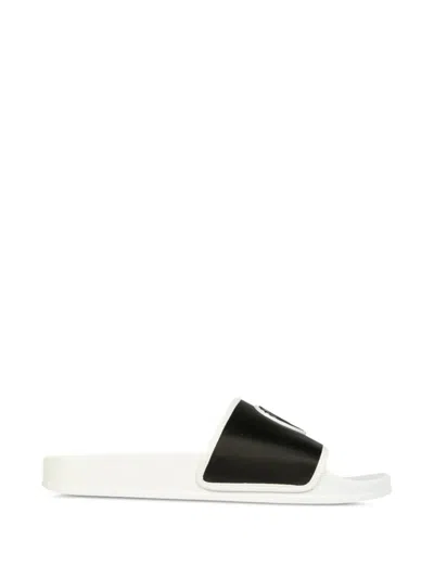 Giuseppe Zanotti Logo-patch Slides In White