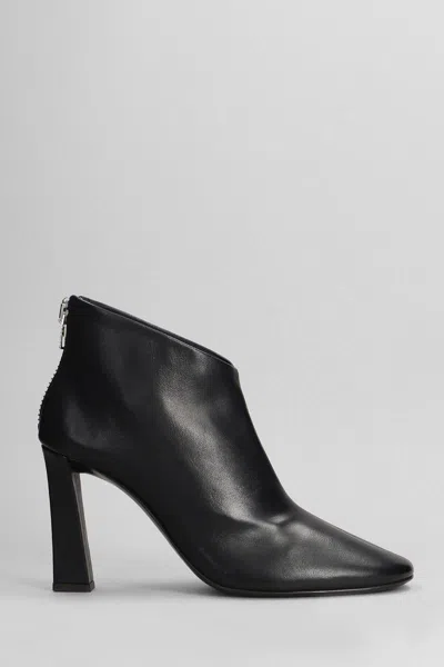 Giuseppe Zanotti Losie Bootie 90 High Heels Ankle Boots In Black Leather