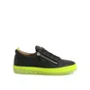 Giuseppe Zanotti Low-top Sneakers May Lond. Calfskin In Black