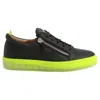 Giuseppe Zanotti Low-top Sneakers May Lond. Calfskin In Black