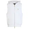 Giuseppe Zanotti Embroidered Hooded Vest In White