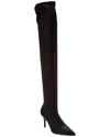 Giuseppe Zanotti Makanzie Leather Thigh-high Boots In Black