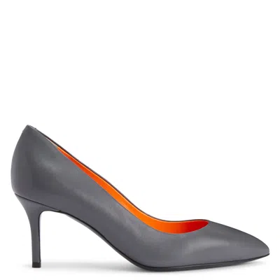 Giuseppe Zanotti Lucrezia 70mm Leather Pumps In Grey