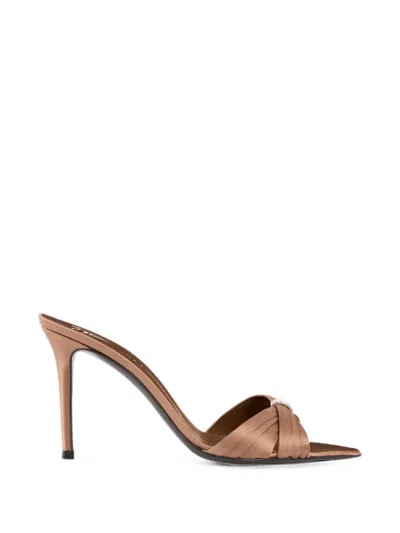 Giuseppe Zanotti Lumière Mules 90 In Brown