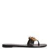 Giuseppe Zanotti Lyra Zali Embellished Slides In Black