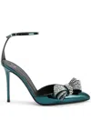 Giuseppe Zanotti Mahrtina 105mm Leather Sandals In Green