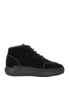 Giuseppe Zanotti Man Ankle Boots Black Size 10.5 Soft Leather In Black