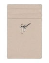 Giuseppe Zanotti Man Cardholder Beige Size - Leather In Brown