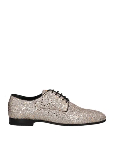 Giuseppe Zanotti Lace-up Shoes In Gold