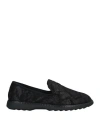 Giuseppe Zanotti Man Loafers Black Size 14 Soft Leather In Black