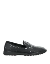 Giuseppe Zanotti Man Loafers Black Size 13 Soft Leather In Black
