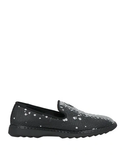 Giuseppe Zanotti Man Loafers Black Size 13 Soft Leather