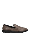 Giuseppe Zanotti Man Loafers Khaki Size 14 Soft Leather In Beige