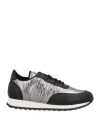 Giuseppe Zanotti Man Sneakers Black Size 14 Soft Leather In Black