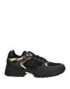 Giuseppe Zanotti Men's Metallic Low Top Sneakers In Black