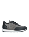 Giuseppe Zanotti Man Sneakers Grey Size 14 Soft Leather