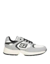 Giuseppe Zanotti Man Sneakers Light Grey Size 8 Soft Leather In Grey