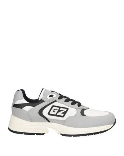 Giuseppe Zanotti Man Sneakers Light Grey Size 8 Soft Leather