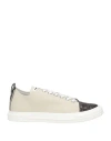 Giuseppe Zanotti Man Sneakers Light Grey Size 9 Textile Fibers, Soft Leather In Grey