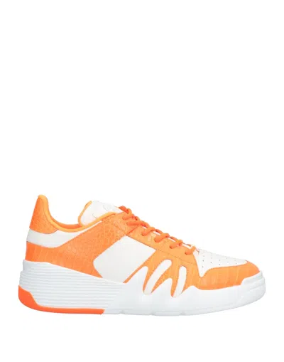 Giuseppe Zanotti Sneakers In Orange