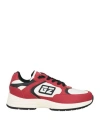 Giuseppe Zanotti Man Sneakers Red Size 11 Soft Leather
