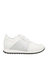 Giuseppe Zanotti Man Sneakers White Size 10.5 Soft Leather, Textile Fibers In White