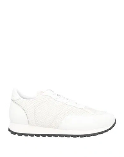 Giuseppe Zanotti Man Sneakers White Size 8 Calfskin