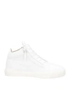 Giuseppe Zanotti Man Sneakers White Size 9 Textile Fibers In White