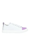 Giuseppe Zanotti Man Sneakers White Size 9 Textile Fibers, Soft Leather In White