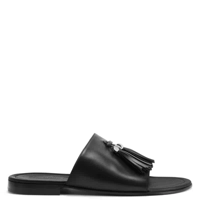 Giuseppe Zanotti Maratea Tassels Leather Sandals In Multi