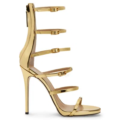 Giuseppe Zanotti Margaret Multi-strap Sandals In Gold