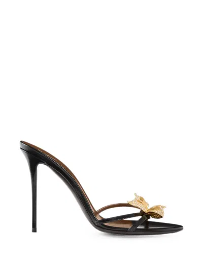 Giuseppe Zanotti Mariposa Mules 105 In Black