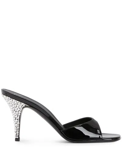 Giuseppe Zanotti Marthe Crystal In Black