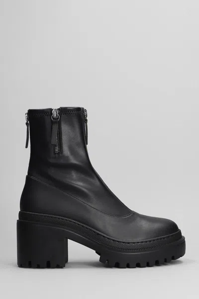 Giuseppe Zanotti Martini Combat Boots In Black