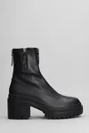 Giuseppe Zanotti Lionora Zip-detailed Stretch Ankle Boots In Black