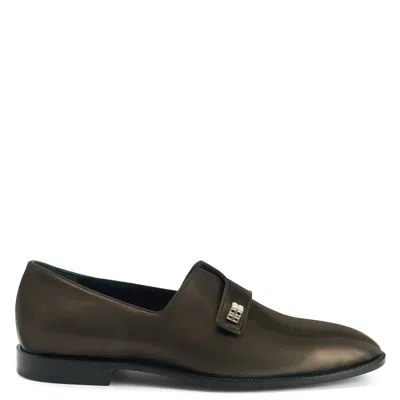 Giuseppe Zanotti Marty Leather Loafers In Black