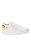 Giuseppe Zanotti Maxi Side Logo Sneakers In Blanco