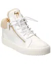 Giuseppe Zanotti May Leather Sneaker In White