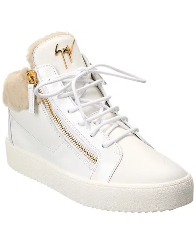 GIUSEPPE ZANOTTI MAY LEATHER SNEAKER