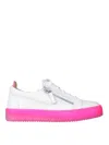 Giuseppe Zanotti Low-top Sneakers Frankie Calfskin In White