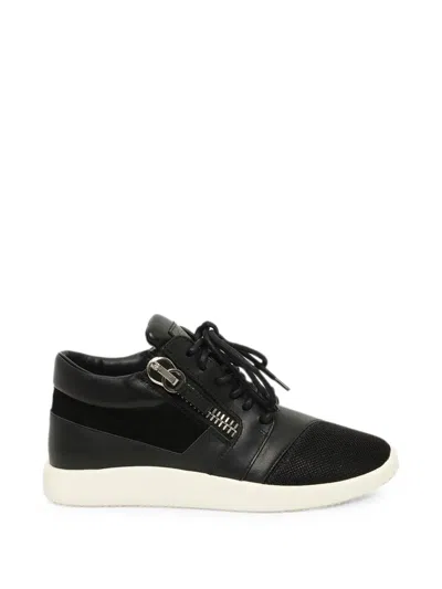 Giuseppe Zanotti Megatron Zip-detail Sneakers In Black