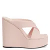 Giuseppe Zanotti Melissa Mules 130mm In Pink