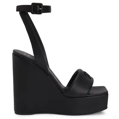 Giuseppe Zanotti Meissa 130mm Platform Sandals In Black