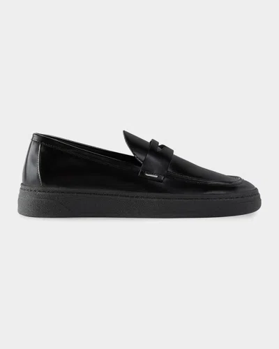 Giuseppe Zanotti Men & Apos;s Leather Rubber-sole Penny Loafers In Black