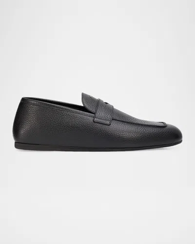 Giuseppe Zanotti Men & Apos;s Rupert Leather Penny Loafers In Black