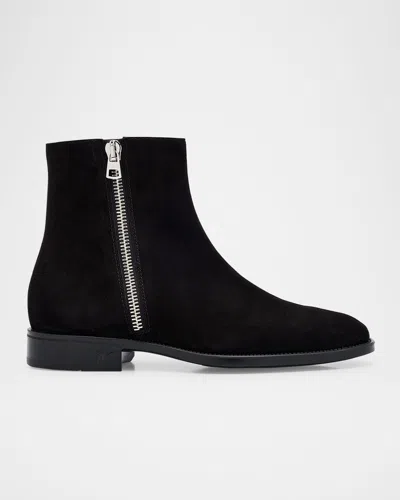 Giuseppe Zanotti Men & Apos;s Sorrento Suede Ankle Boots In Black