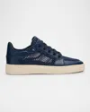 Giuseppe Zanotti Men's Birel Leather And Mesh Low-top Sneakers In Space