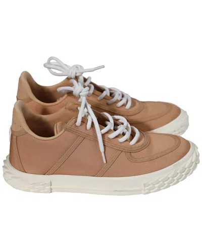 Pre-owned Giuseppe Zanotti Men's Blabber Low Top Trainers, Size 37 (authentic Pre-loved) In Brown