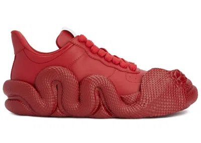 Pre-owned Giuseppe Zanotti Men's  Cobras Sneakers In Red