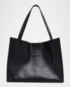 GIUSEPPE ZANOTTI MEN'S LEATHER TRAVEL TOTE BAG